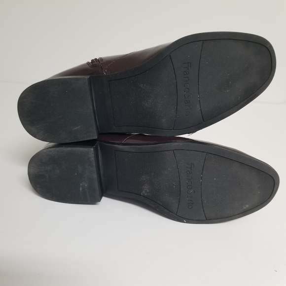 Franco Sarto Riddick burgandy patent leather boot - Picture 8 of 10